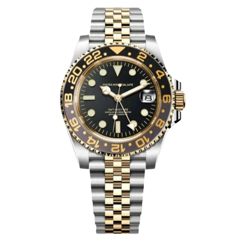 Montre Seiko mod SEIKO GMT zombie, sur fond blanc â Time2Seiko