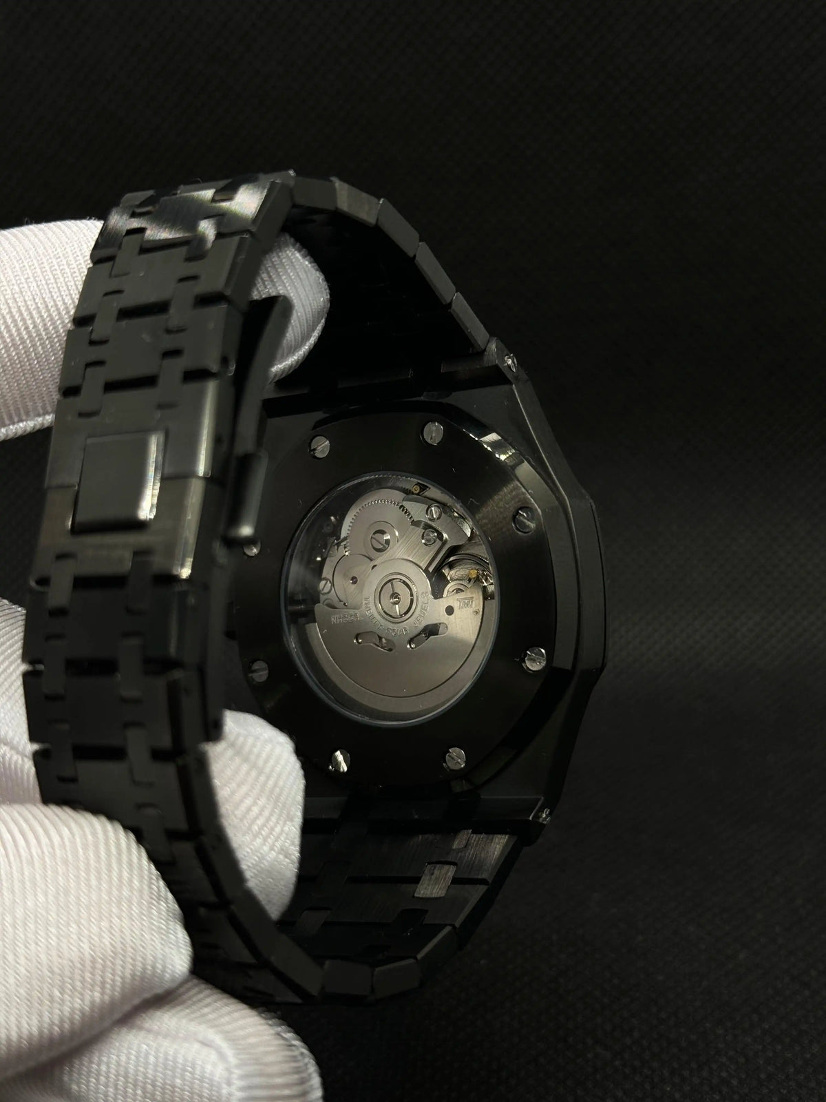 Montre Seiko Mod SEIKOAK Panda vue de dos