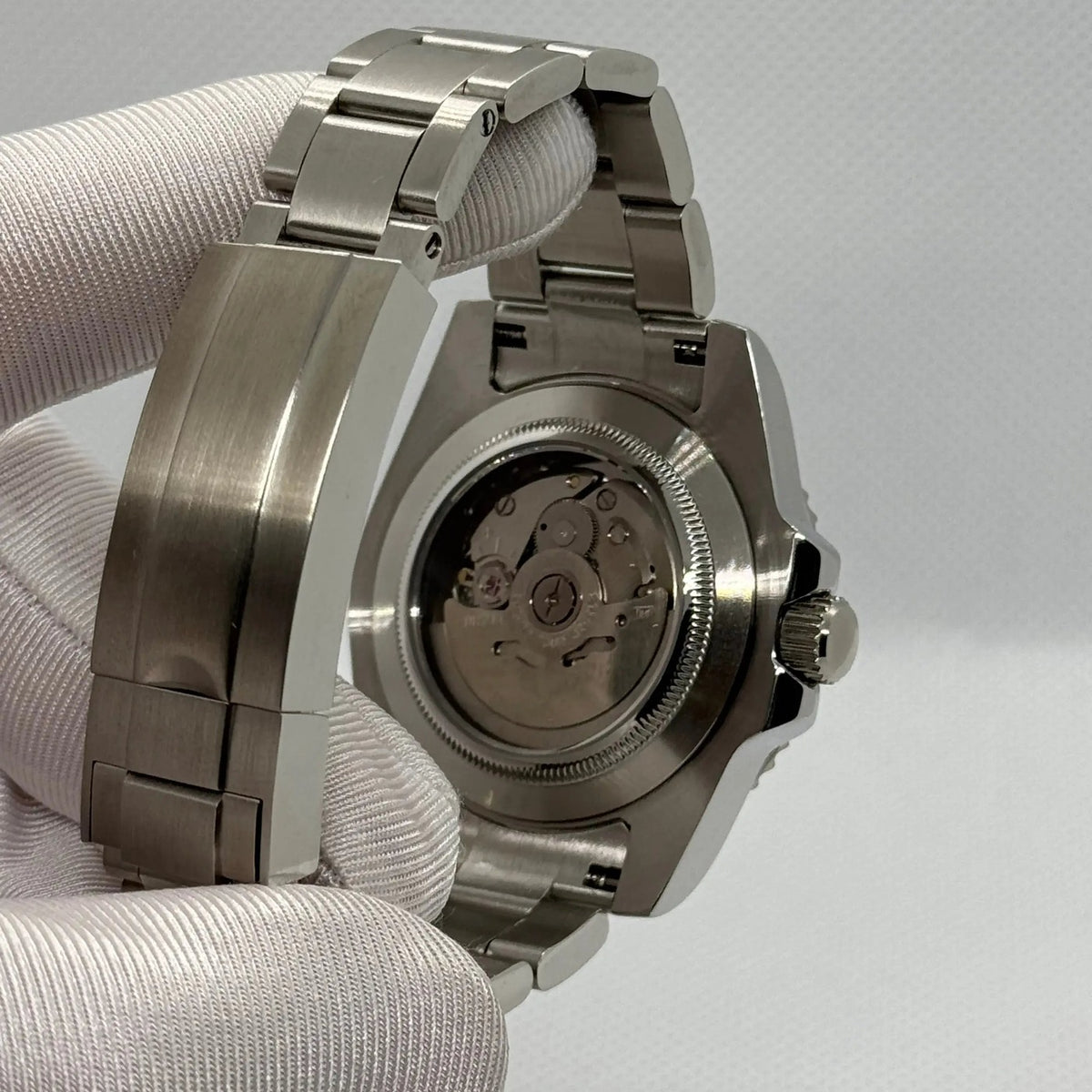 SEIKO GMT wayne — case back, NH34 automatic movement — Time2Seiko