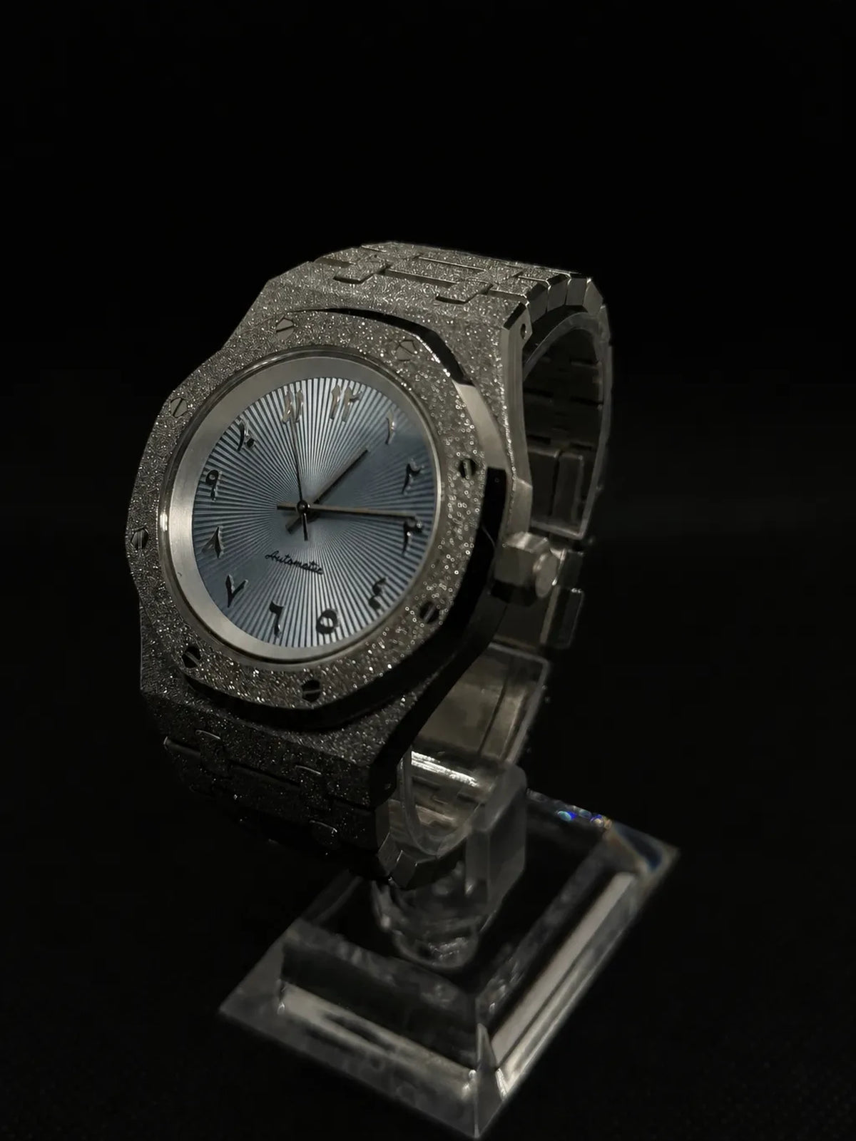 Montre Seiko mod SEIKOAK Arabic brillante, vue 3 — Time2Seiko