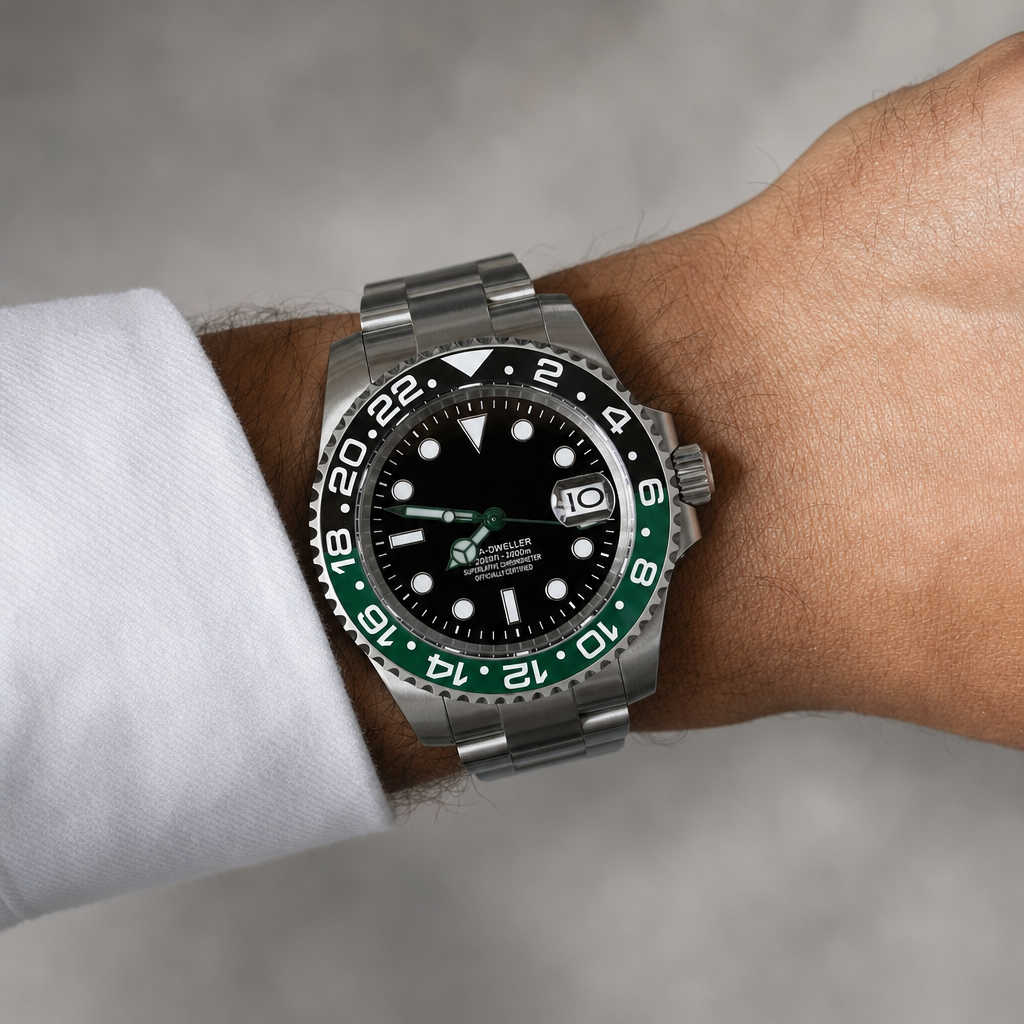 Montre Seiko mod SEIKOMARINER Sprite portée au poignet — Time2Seiko